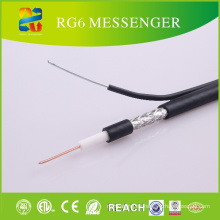 Cable coaxial (RG-6 U con mensaje)